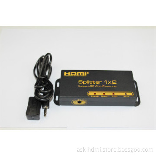 IR function HDMI splitter 1x2